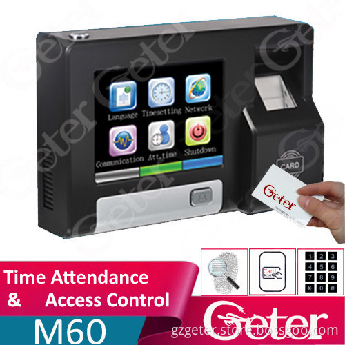 Korean touch screen biometric fingerprint access control system